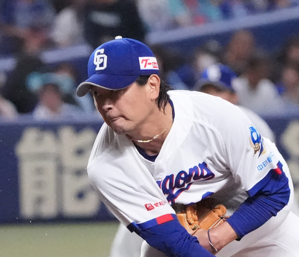 中日涌井秀章（2026年撮影）