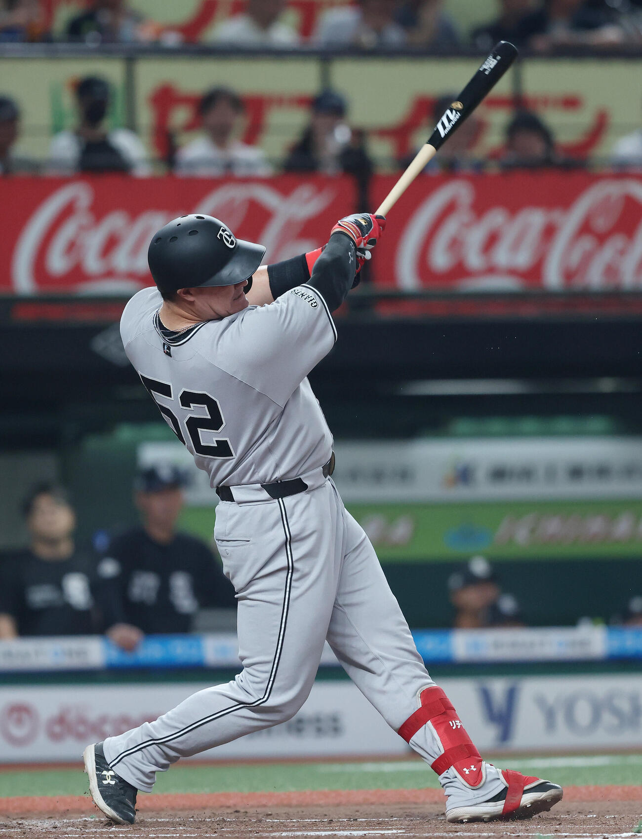 交流戦　西武対巨人　2回表巨人1死、左越えソロ本塁打を放つリチャード（撮影・河田真司）