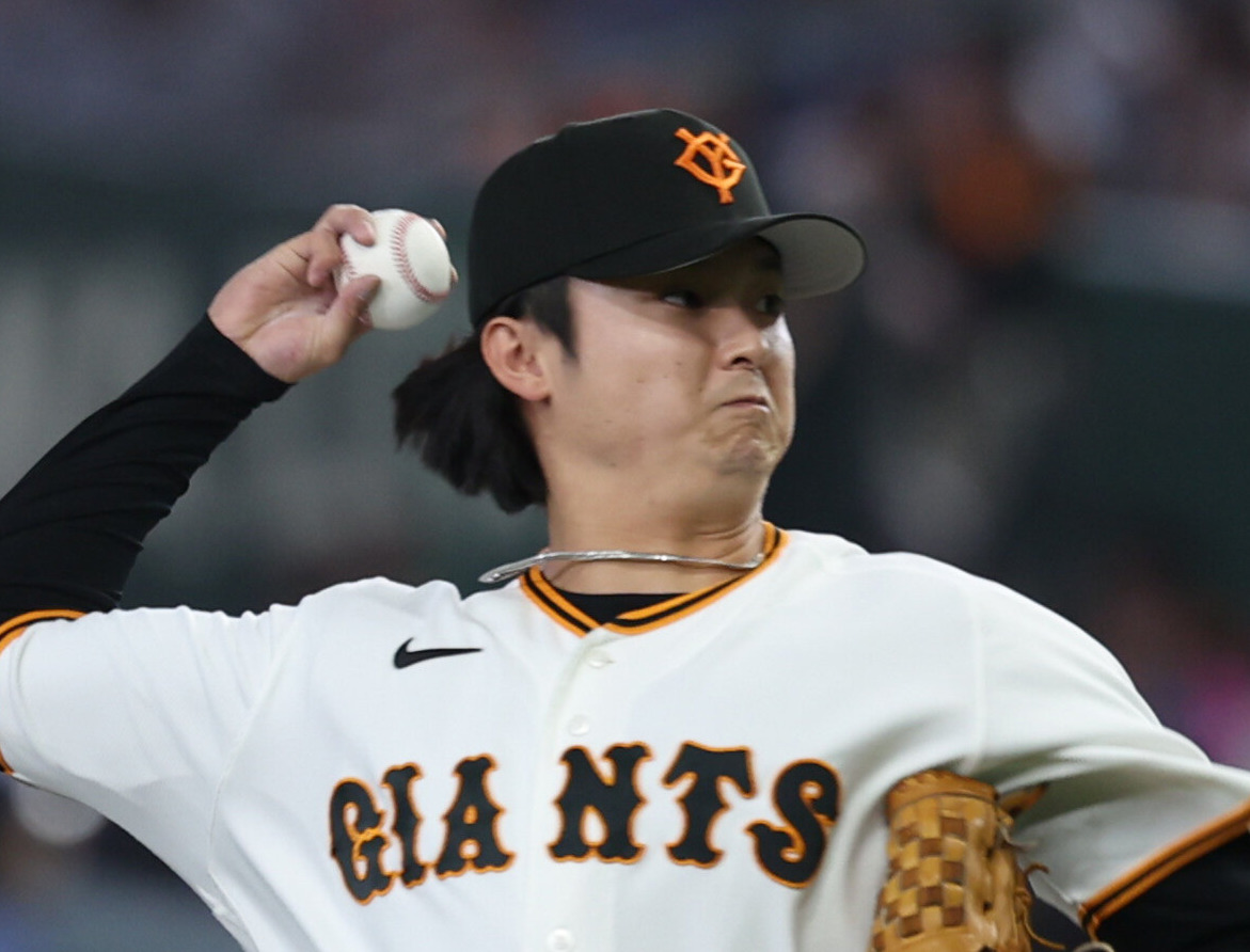 巨人田中瑛斗（2026年6月撮影）