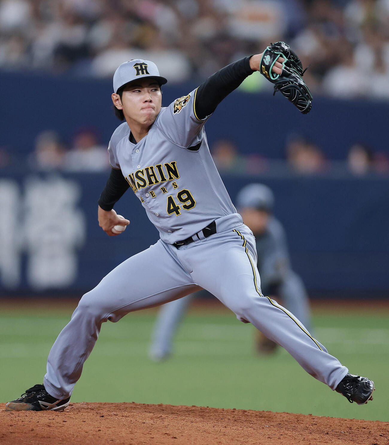 オリックス対阪神　阪神2番手の工藤泰成（撮影・前田充）