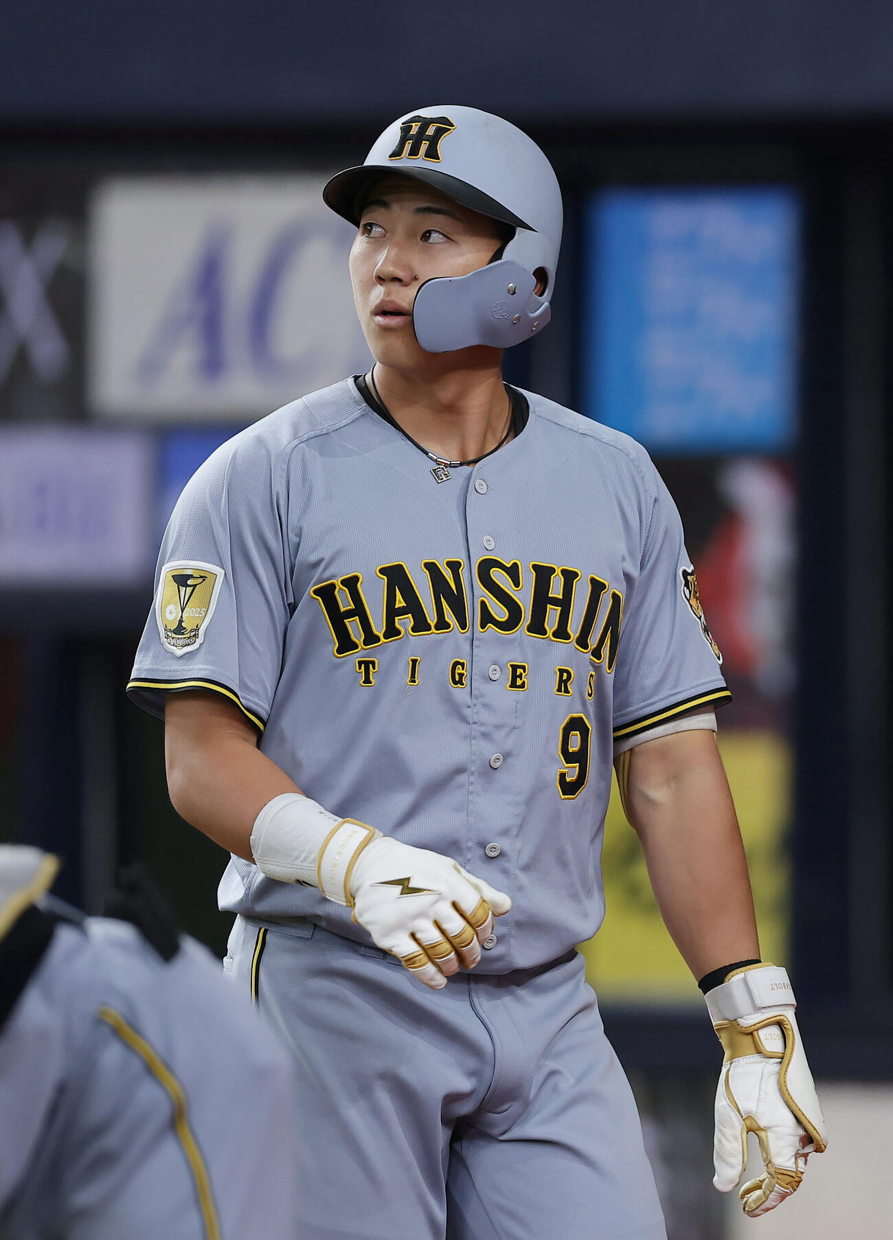 オリックス対阪神　10回裏阪神1死、空振り三振に倒れた立石正広（撮影・前田充）