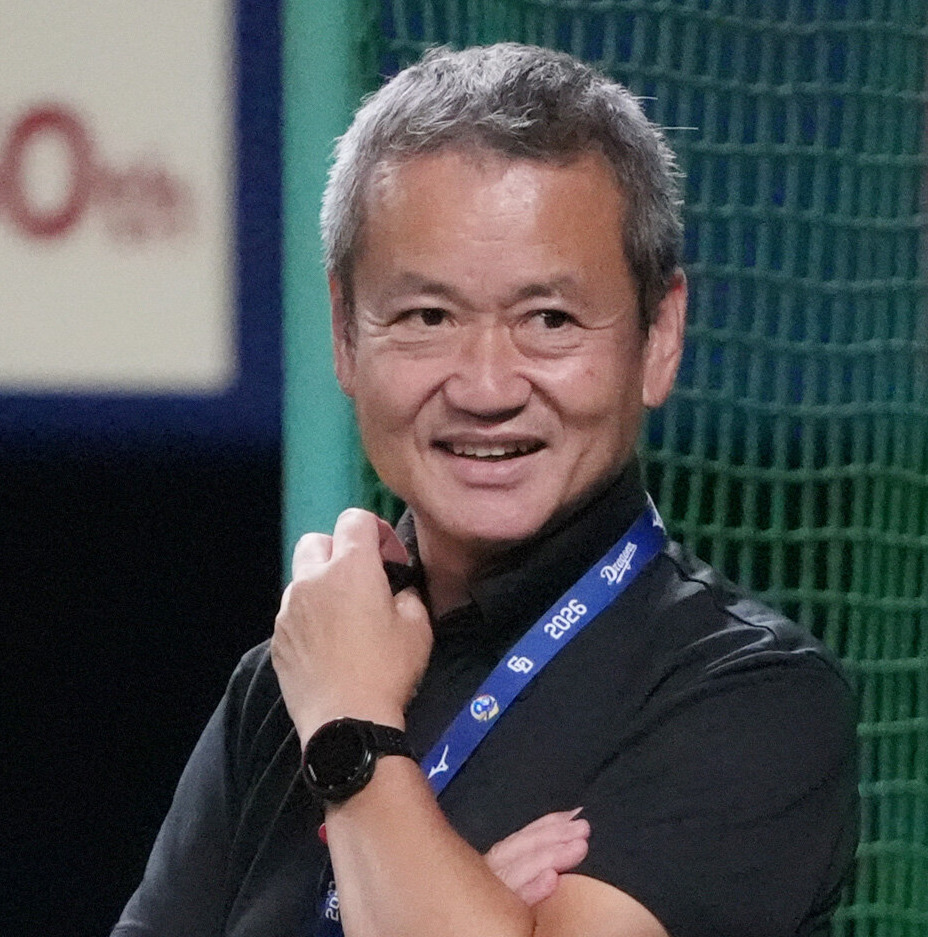 中日の朝田憲祐球団本部長（2026年撮影）