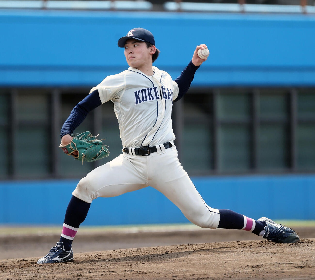 B組で先発した国学院大・藤本士生（撮影・柴田隆二）