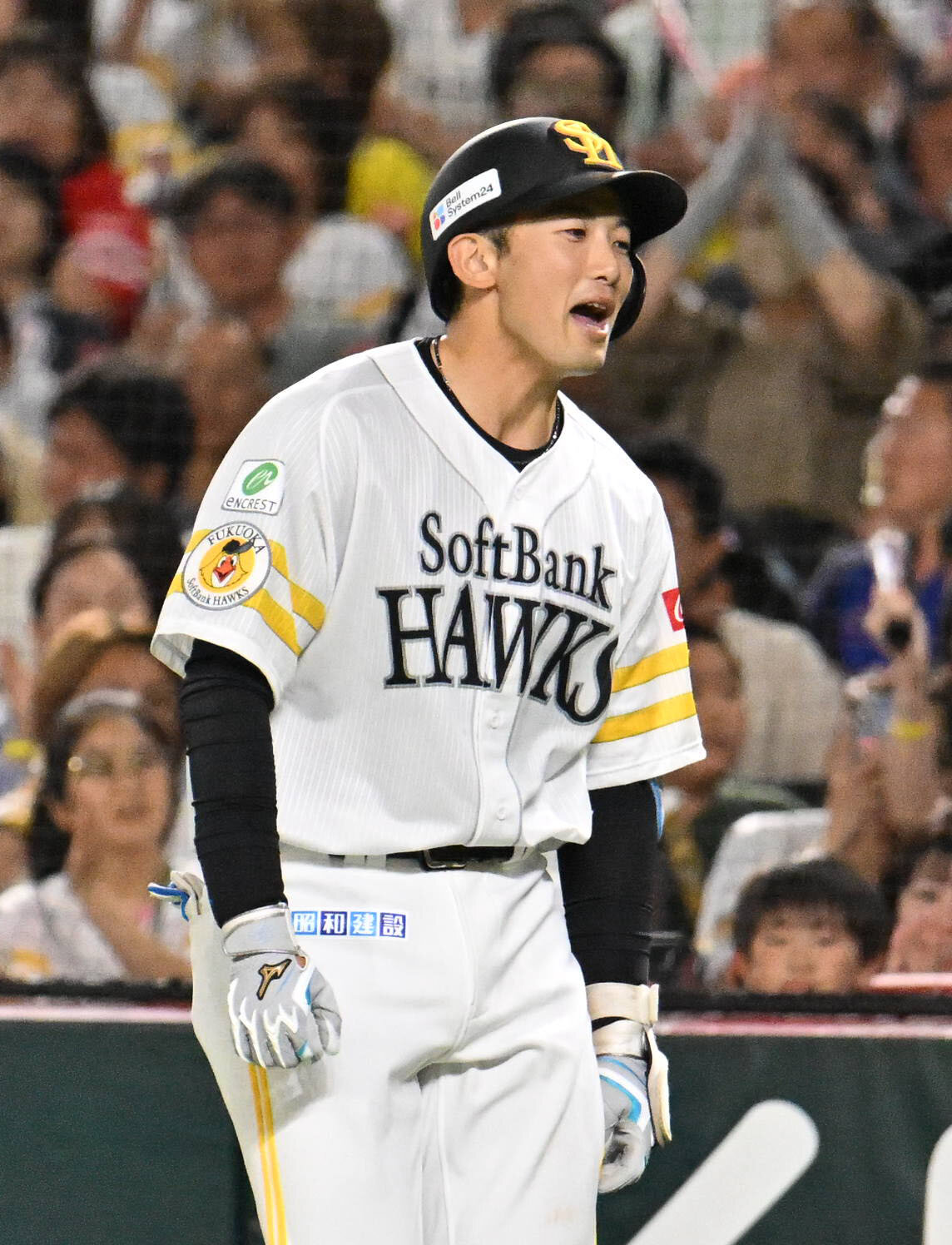 左手の手術を受けたソフトバンク山本祐大（2026年撮影）