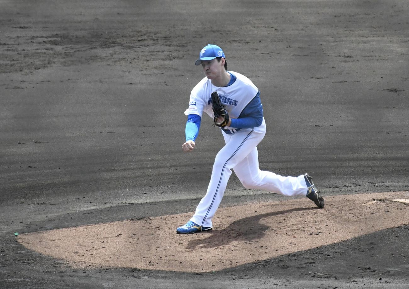 ファーム・リーグ　日本ハム－西武　日本ハム先発の有原航平