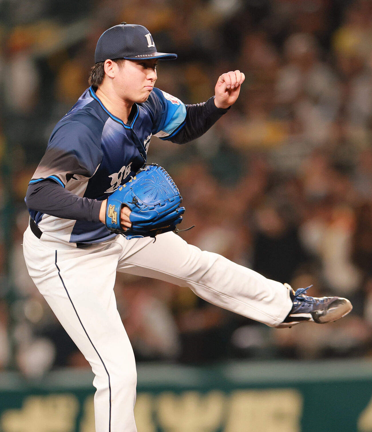 阪神対西武　6回裏、力投する西武の武内夏暉（撮影・上山淳一）