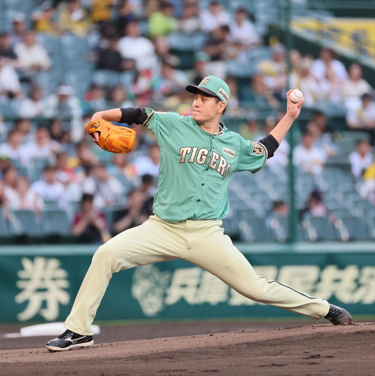阪神対楽天　阪神先発の大竹耕太郎（撮影・宮崎幸一）