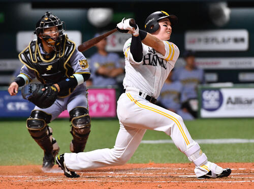 ソフトバンク栗原陵矢、両リーグ最多19本塁打 球団で最速20号は過去3