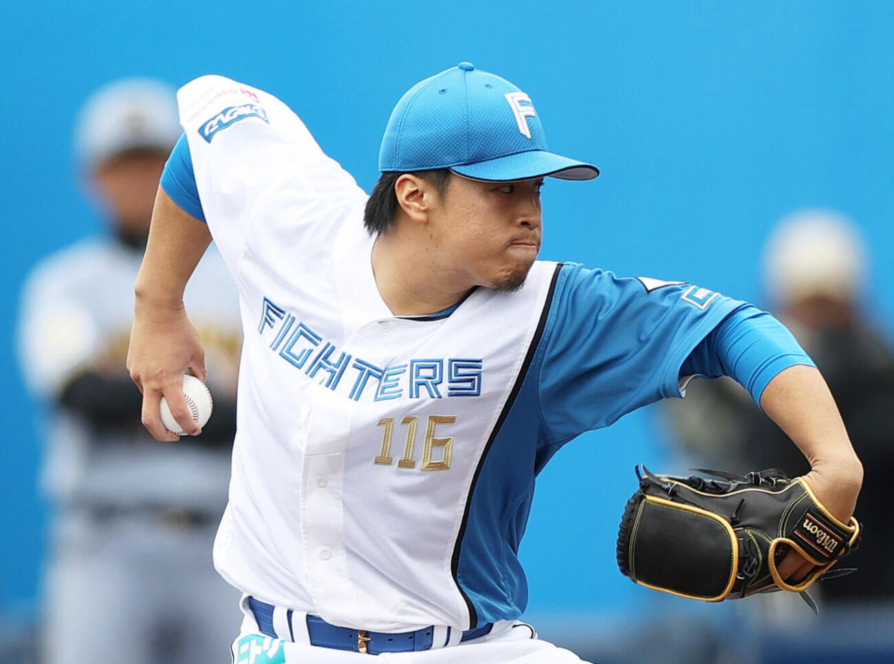 日本ハム松岡洸希（2026年2月撮影）