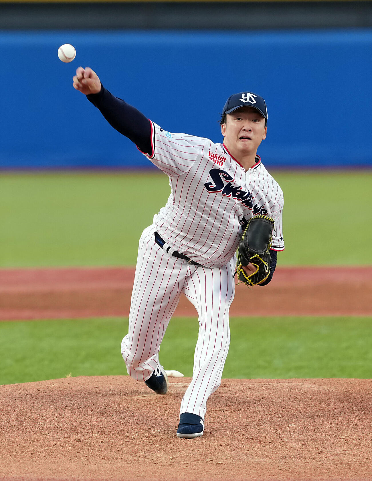 ヤクルト対広島　ヤクルトの先発吉村貢司郎（撮影・たえ見朱実）