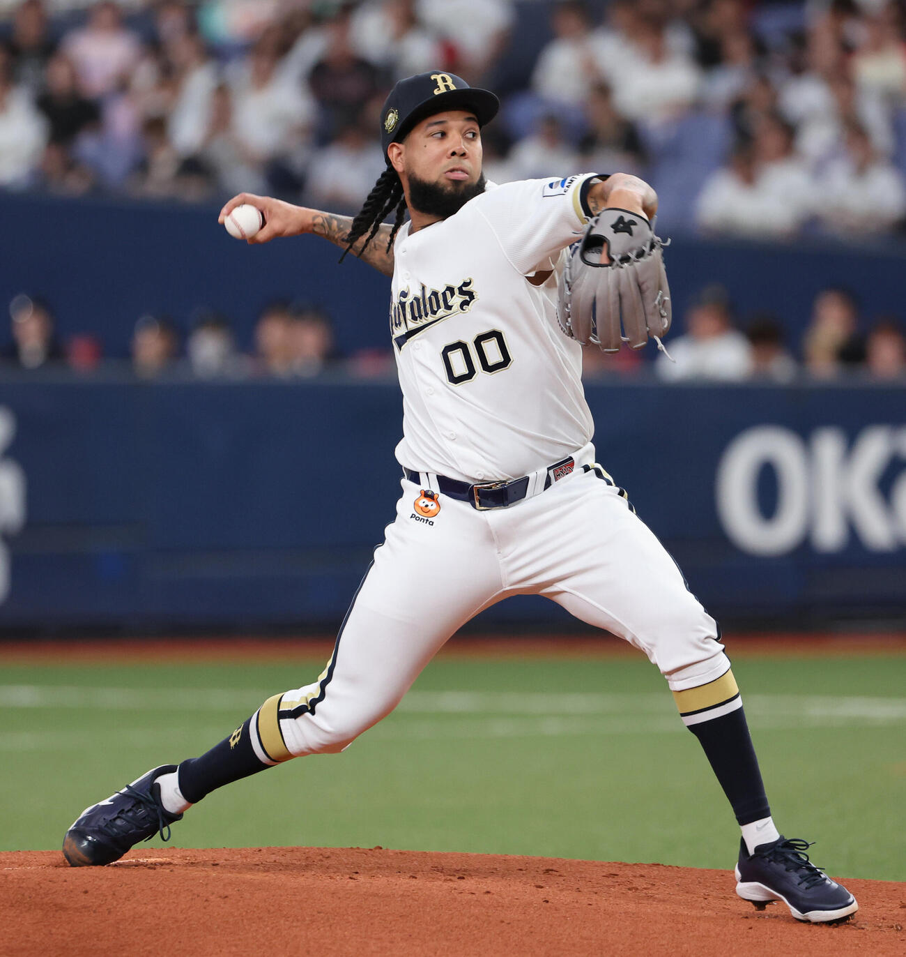オリックス対西武　オリックス先発のアンダーソン・エスピノーザ（撮影・西尾就之）