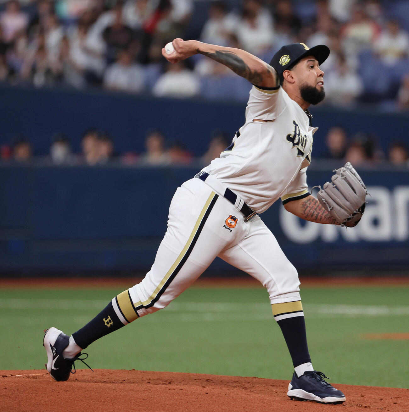 オリックス対西武　オリックス先発のアンダーソン・エスピノーザ（撮影・西尾就之）