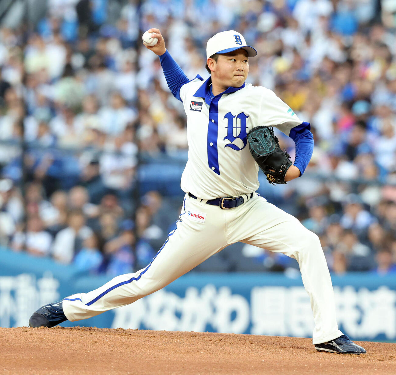 DeNA対阪神　DeNA先発の石田裕太郎（撮影・浅見桂子）