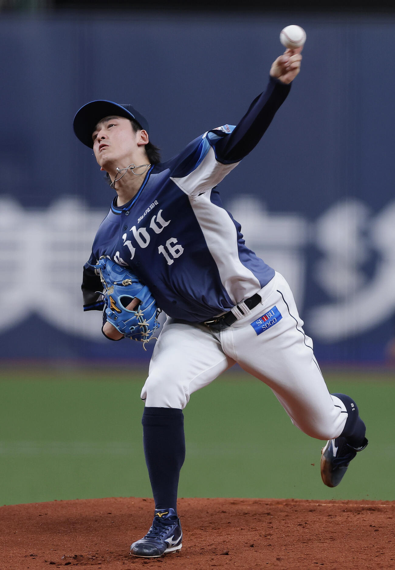 オリックス対西武　力投する西武先発の隅田知一郎（撮影・前田充）