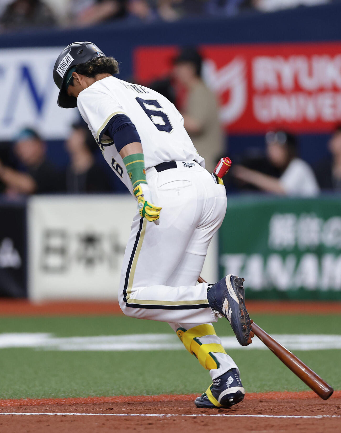 オリックス対西武　2回裏オリックス1死、右飛に倒れる宗佑磨（撮影・前田充）