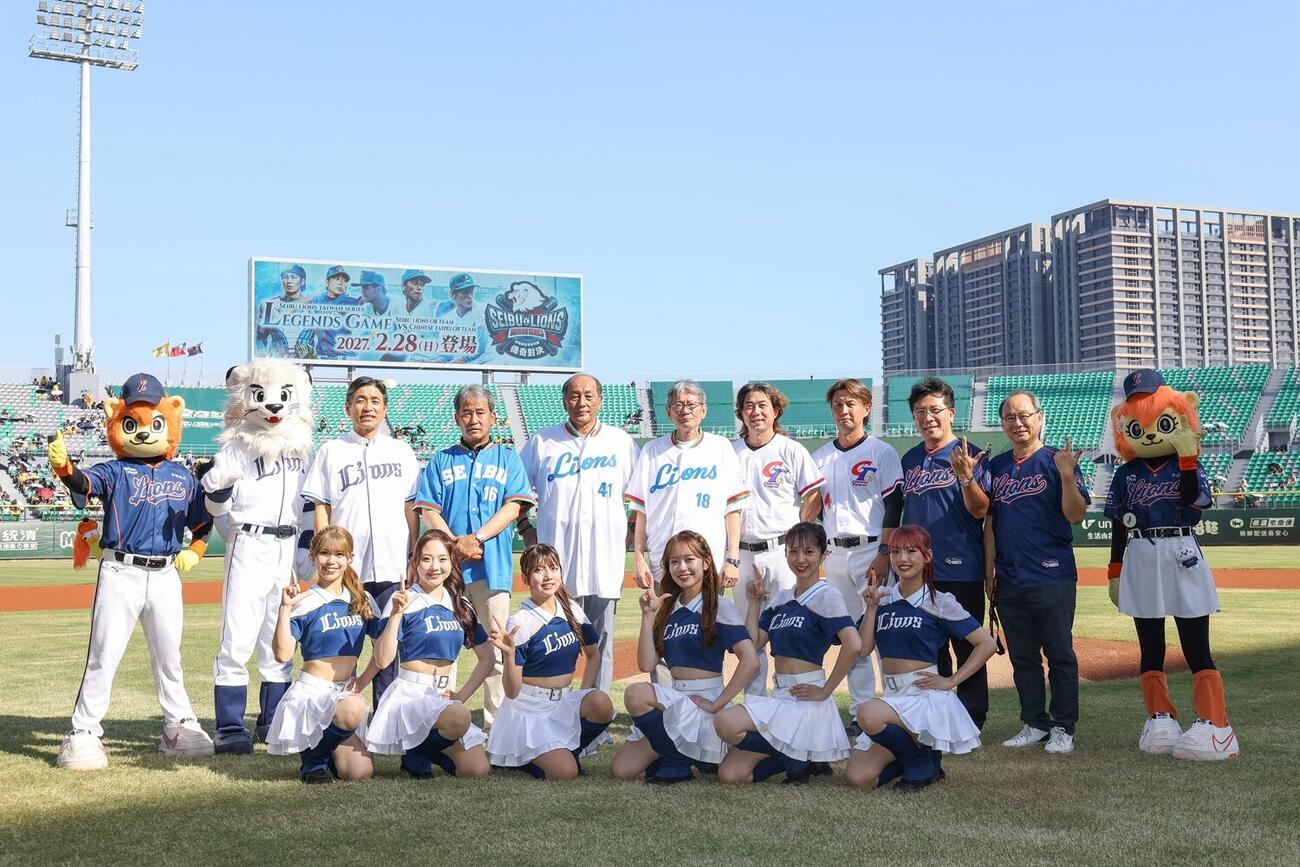 西武と台湾・統一が27年2月末に交流試合を行うことが決定（写真は球団提供）