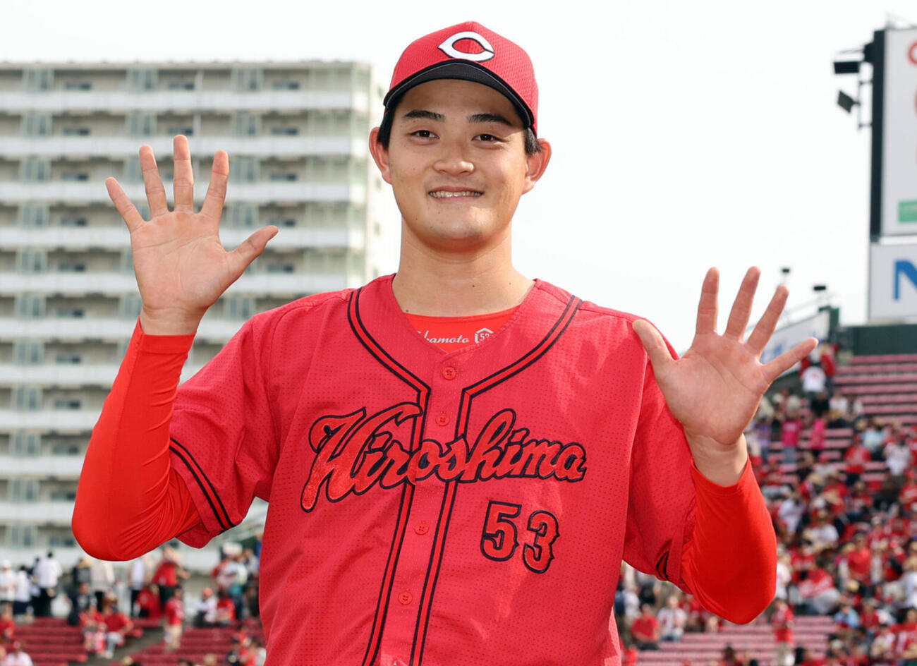 広島岡本駿（2026年6月撮影）