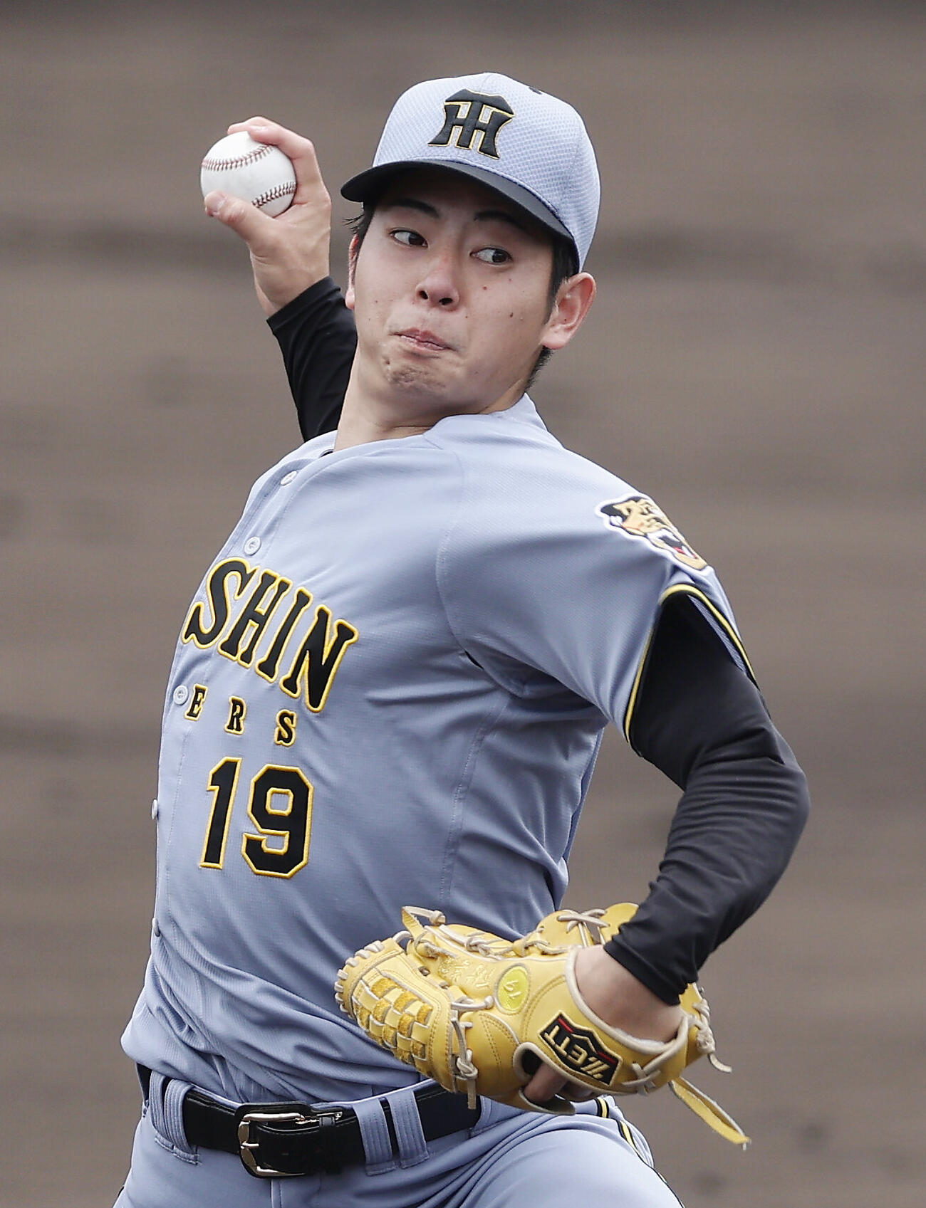 ファーム・リーグ西地区オリックス戦で先発し力投する阪神下村海翔（撮影・前田充）