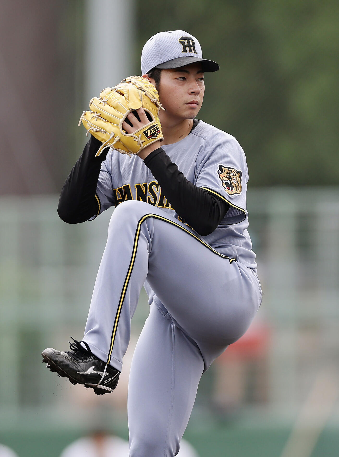 ファーム・リーグ西地区オリックス戦で先発し力投する阪神下村海翔（撮影・前田充）