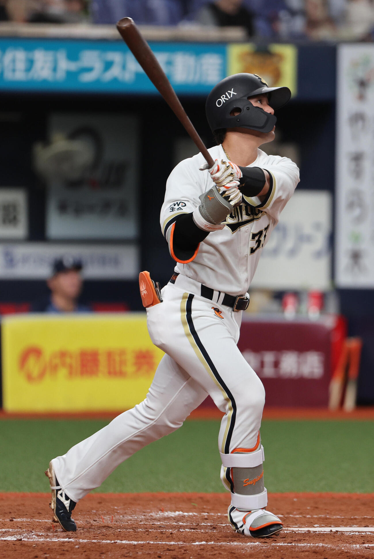 オリックス対西武　5回裏オリックス無死二塁、杉沢龍は本塁打を放つ（撮影・西尾就之）