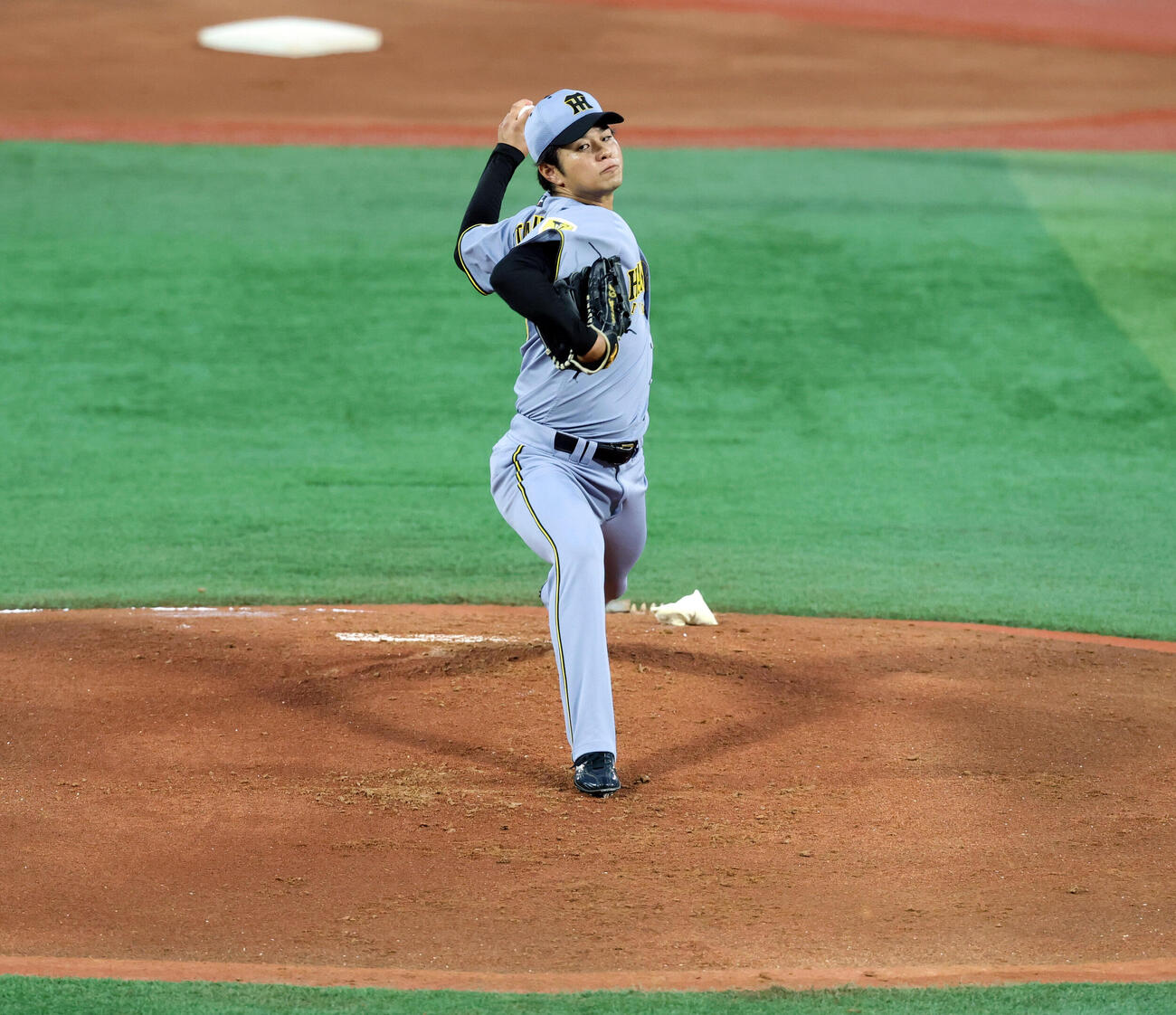DeNA対阪神　阪神先発の高橋遥人（撮影・浅見桂子）