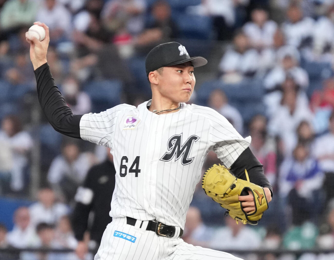 12日DeNA戦で8回2失点と好投したロッテ広池康志郎