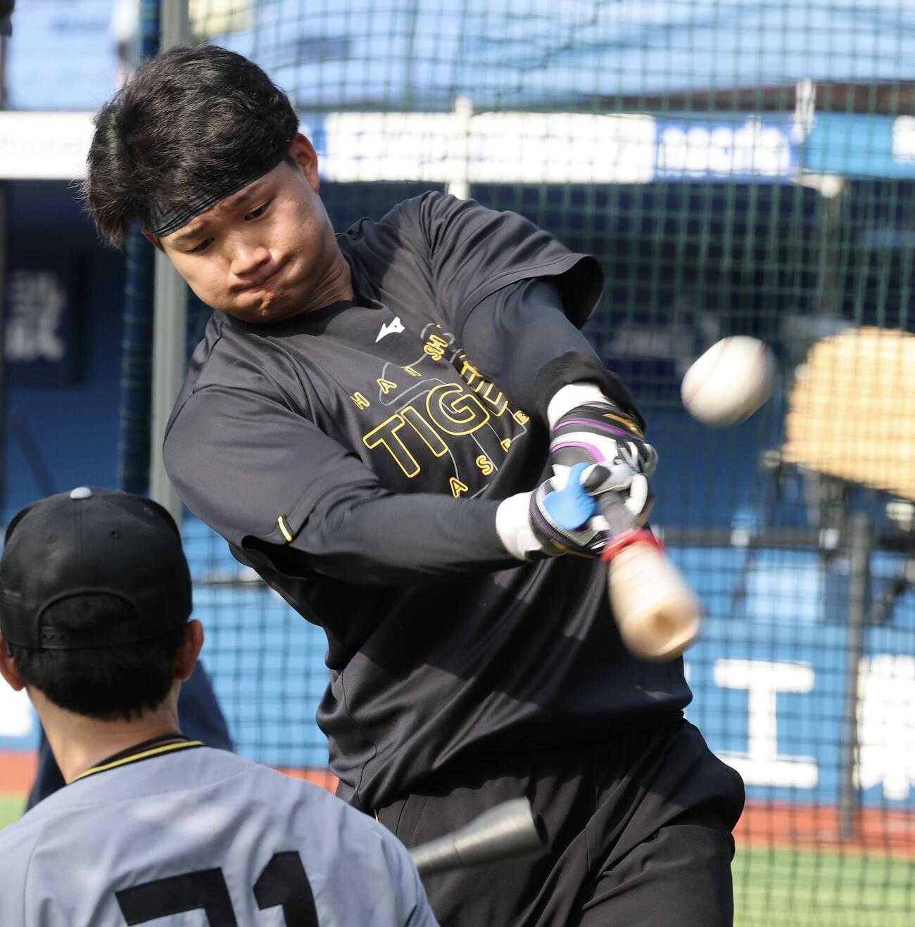 阪神森下翔太(2026年6月21日撮影)