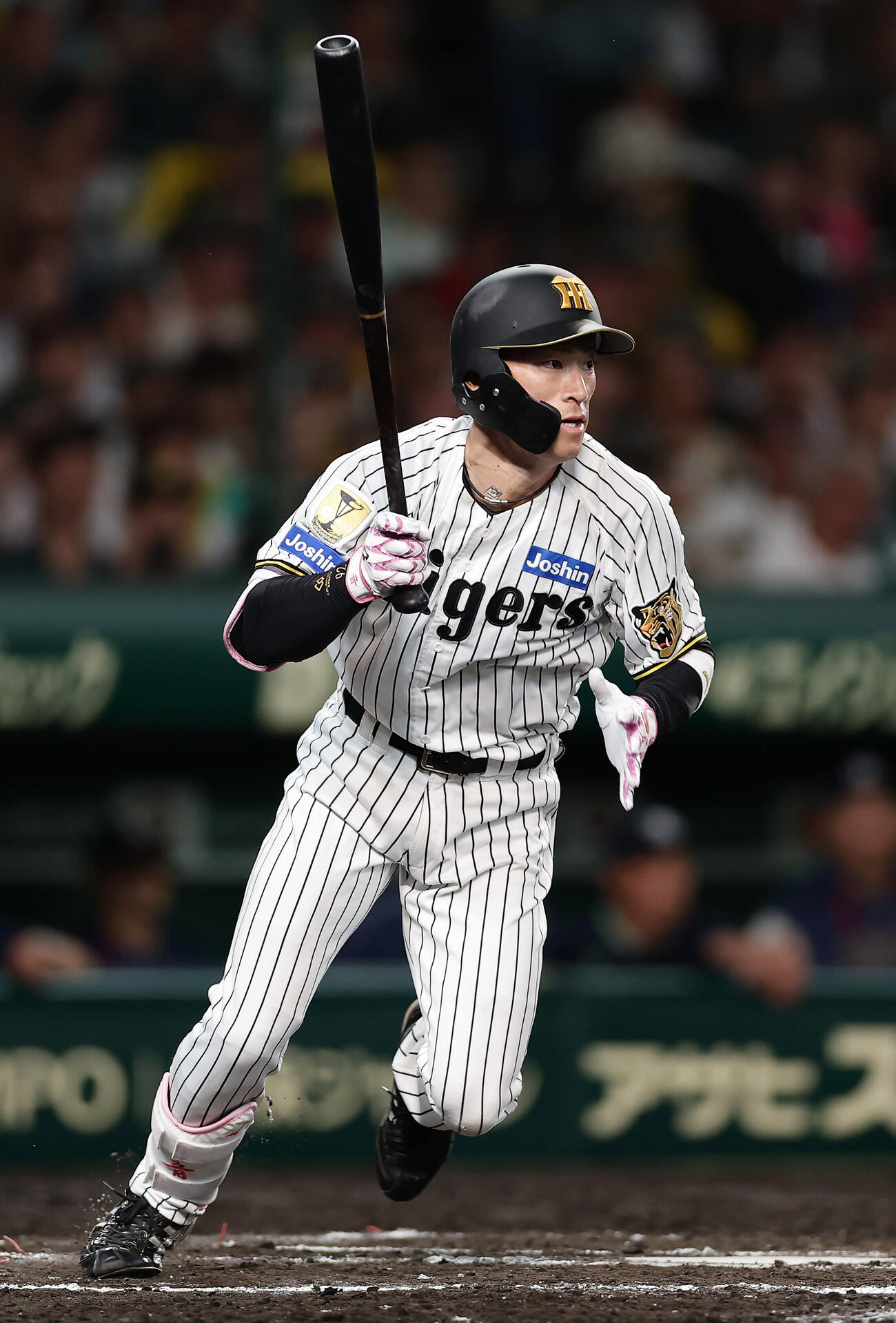 阪神対ヤクルト　7回表阪神無死、右前打を放つ福島圭音（撮影・前田充）