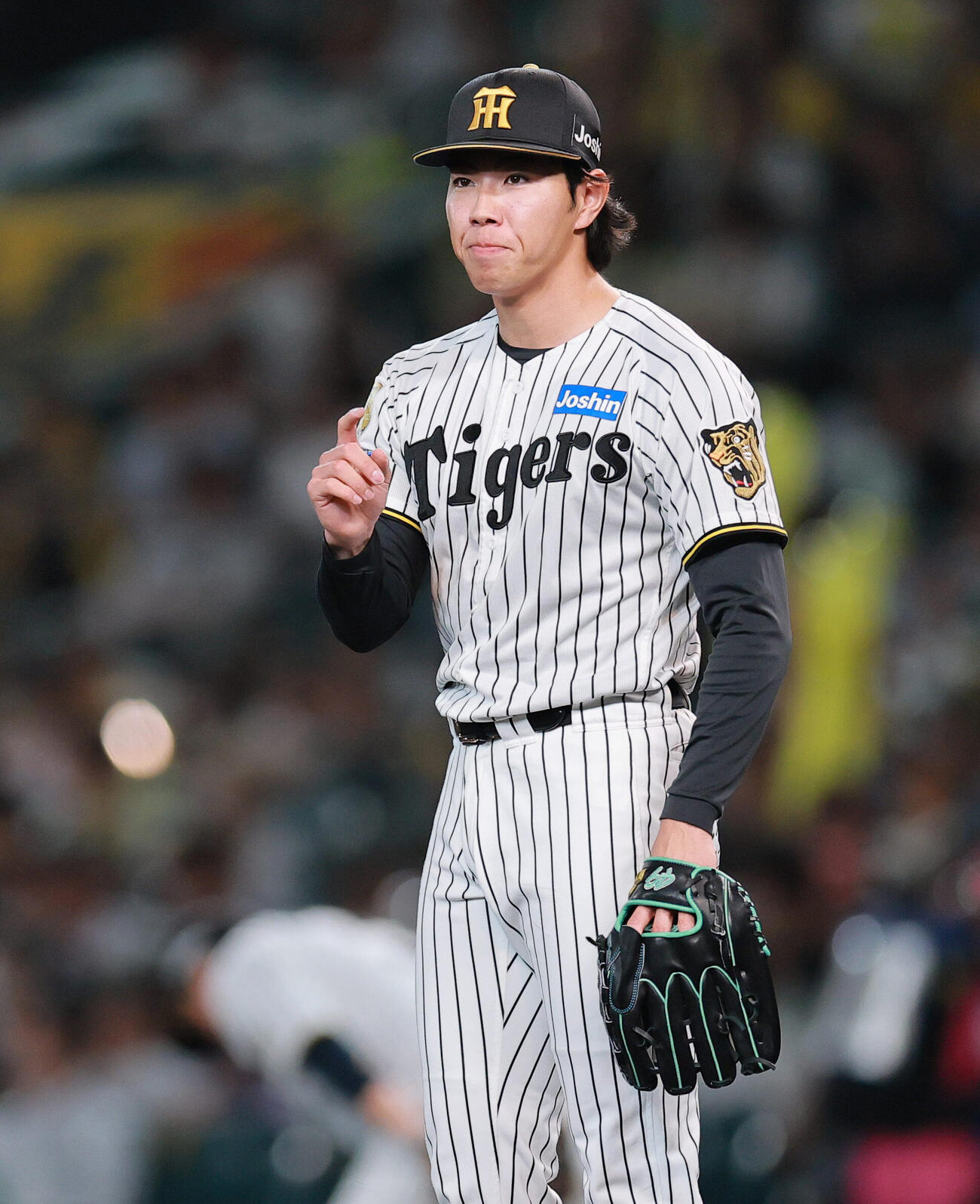阪神対ヤクルト　7回表に登板する阪神工藤泰成（撮影・上山淳一）