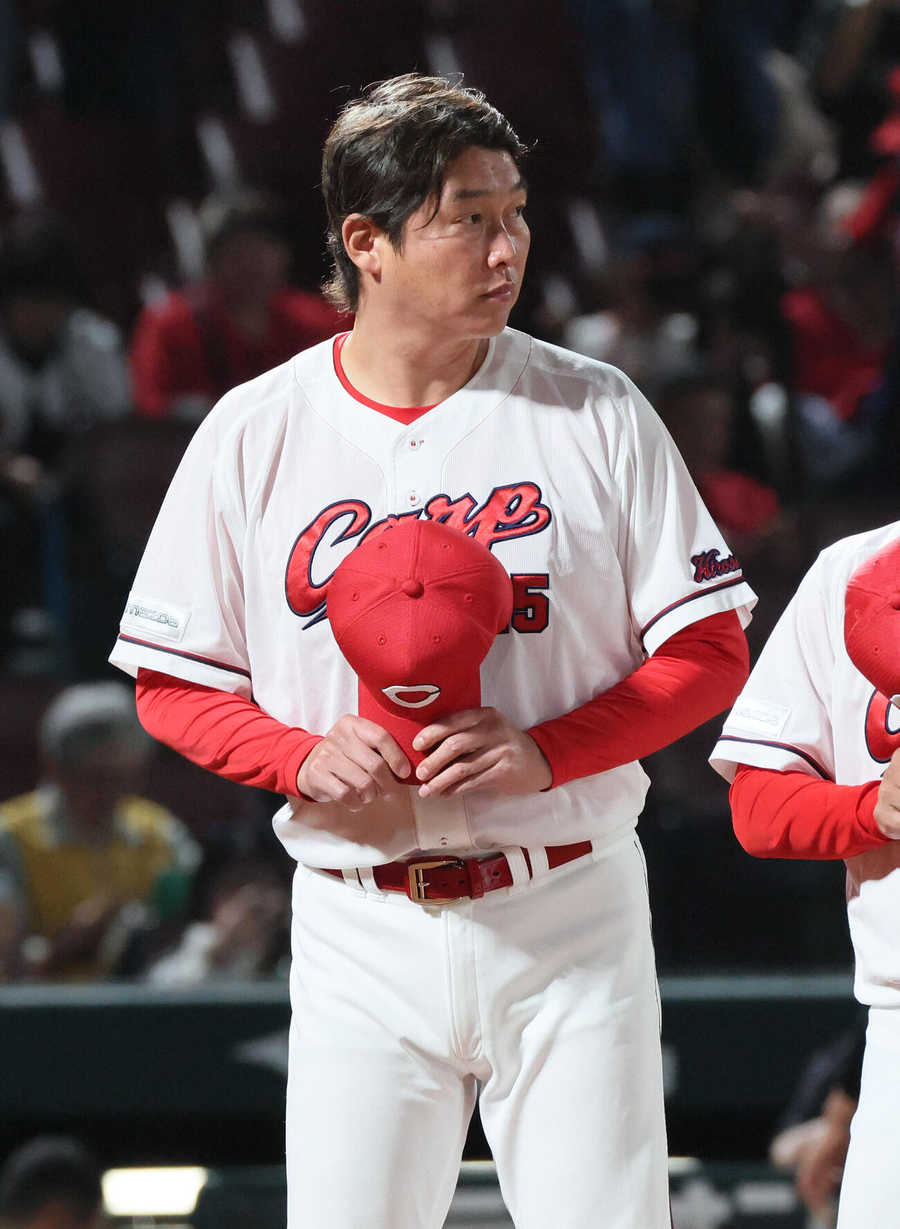 広島対巨人　敗れた広島新井貴浩監督（撮影・加藤孝規）