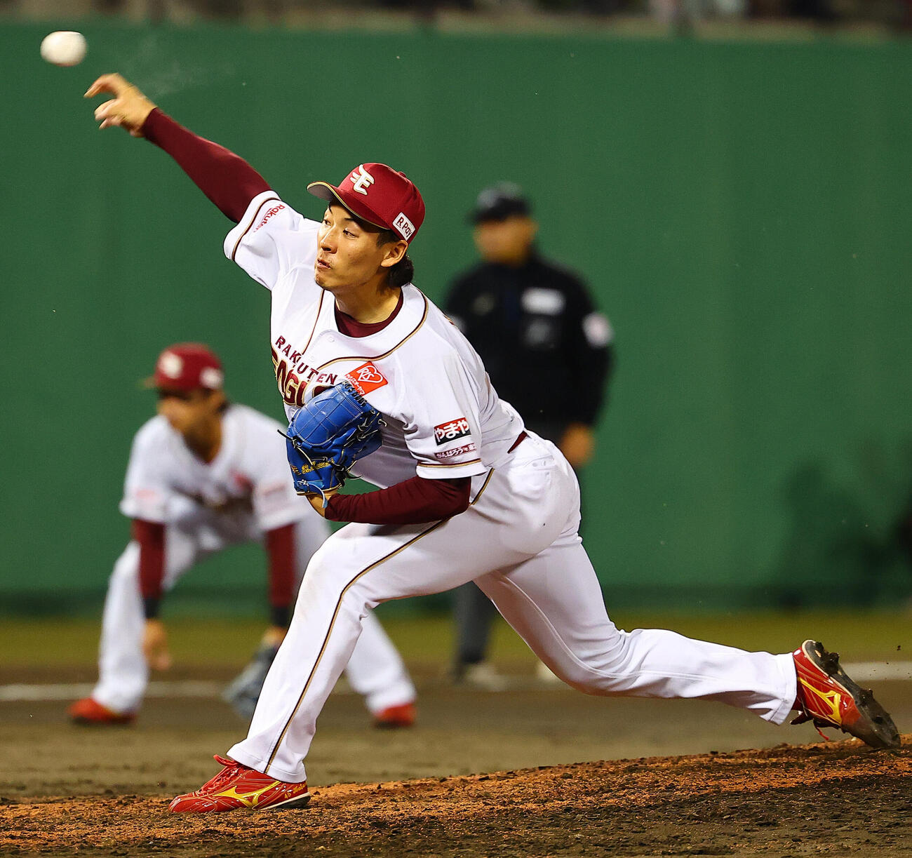 楽天対西武　力投する楽天九谷瑠（撮影・野上伸悟）