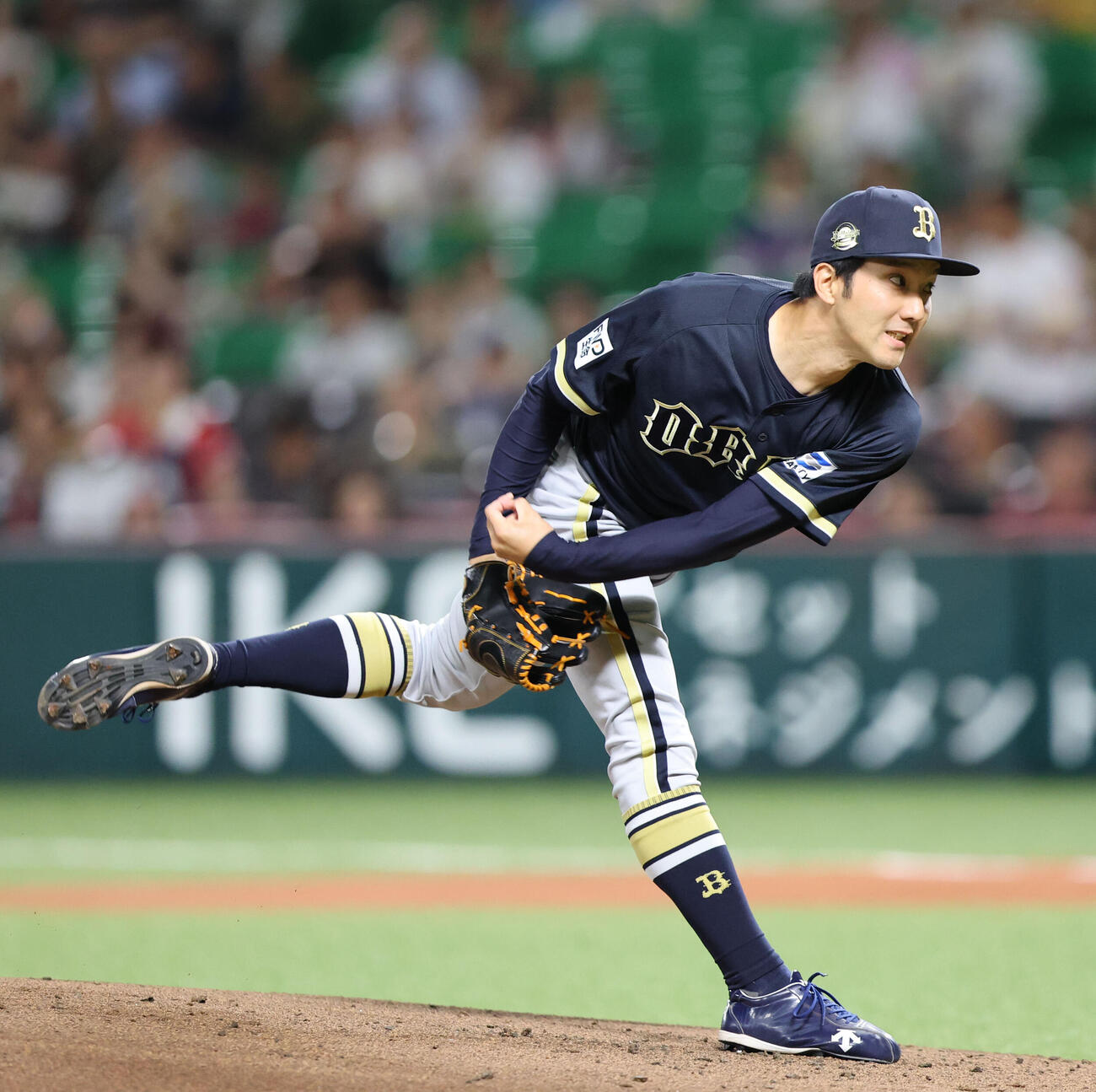 ソフトバンク対オリックス　先発のオリックス田嶋大樹（撮影・梅根麻紀）