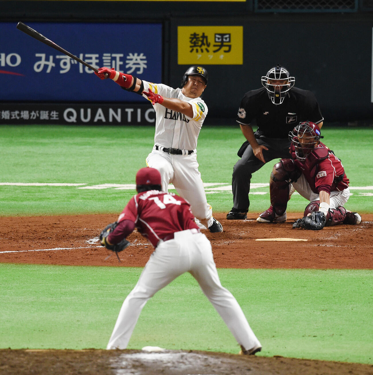 ソフトバンク時代の松中信彦氏（2015年撮影）