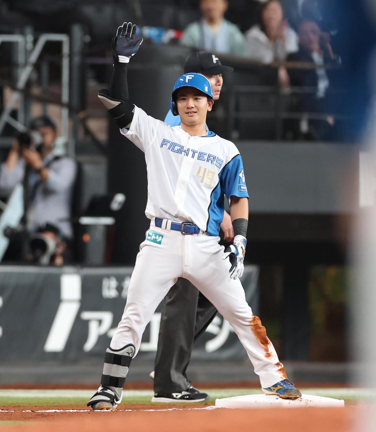 日本ハム大塚瑠晏（2026年6月撮影）