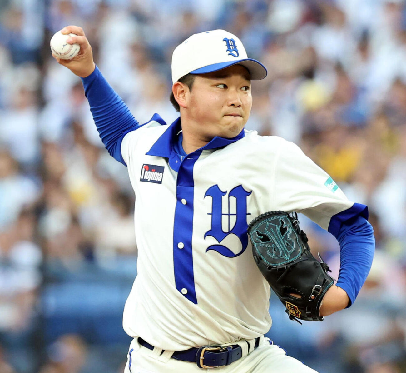 DeNA石田裕太郎（2026年6月撮影）　