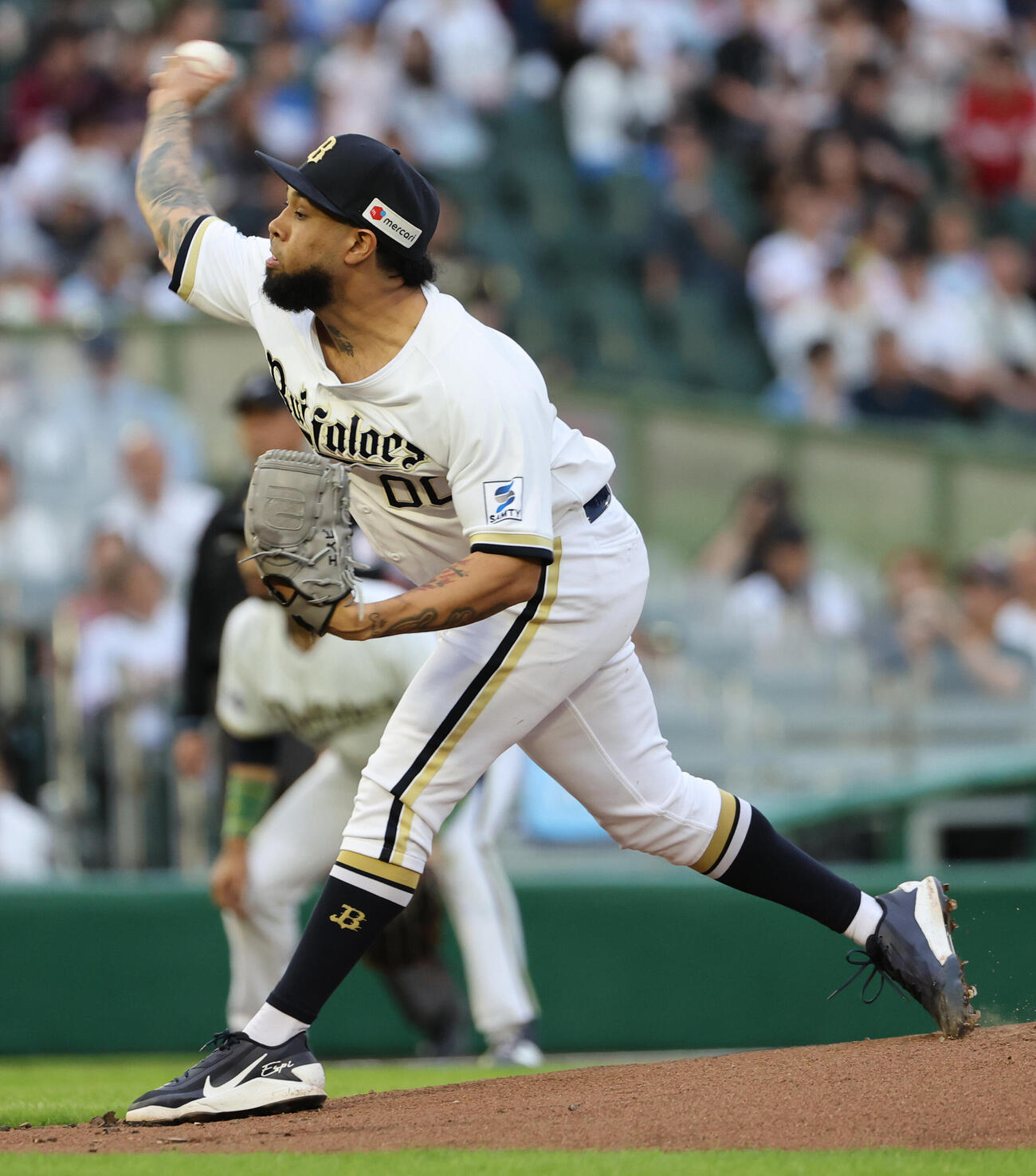オリックス対楽天　オリックス先発のアンダーソン・エスピノーザ（撮影・西尾就之）