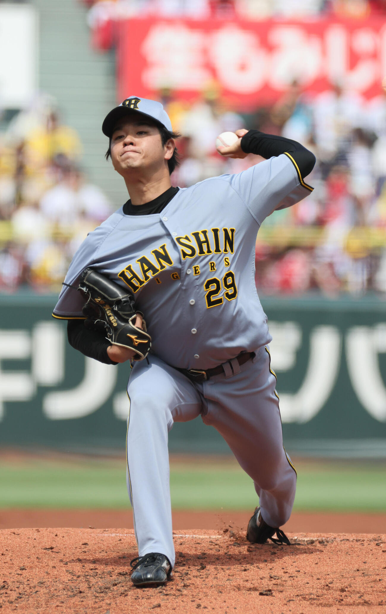 広島対阪神　阪神先発の高橋遥人（撮影・加藤孝規）