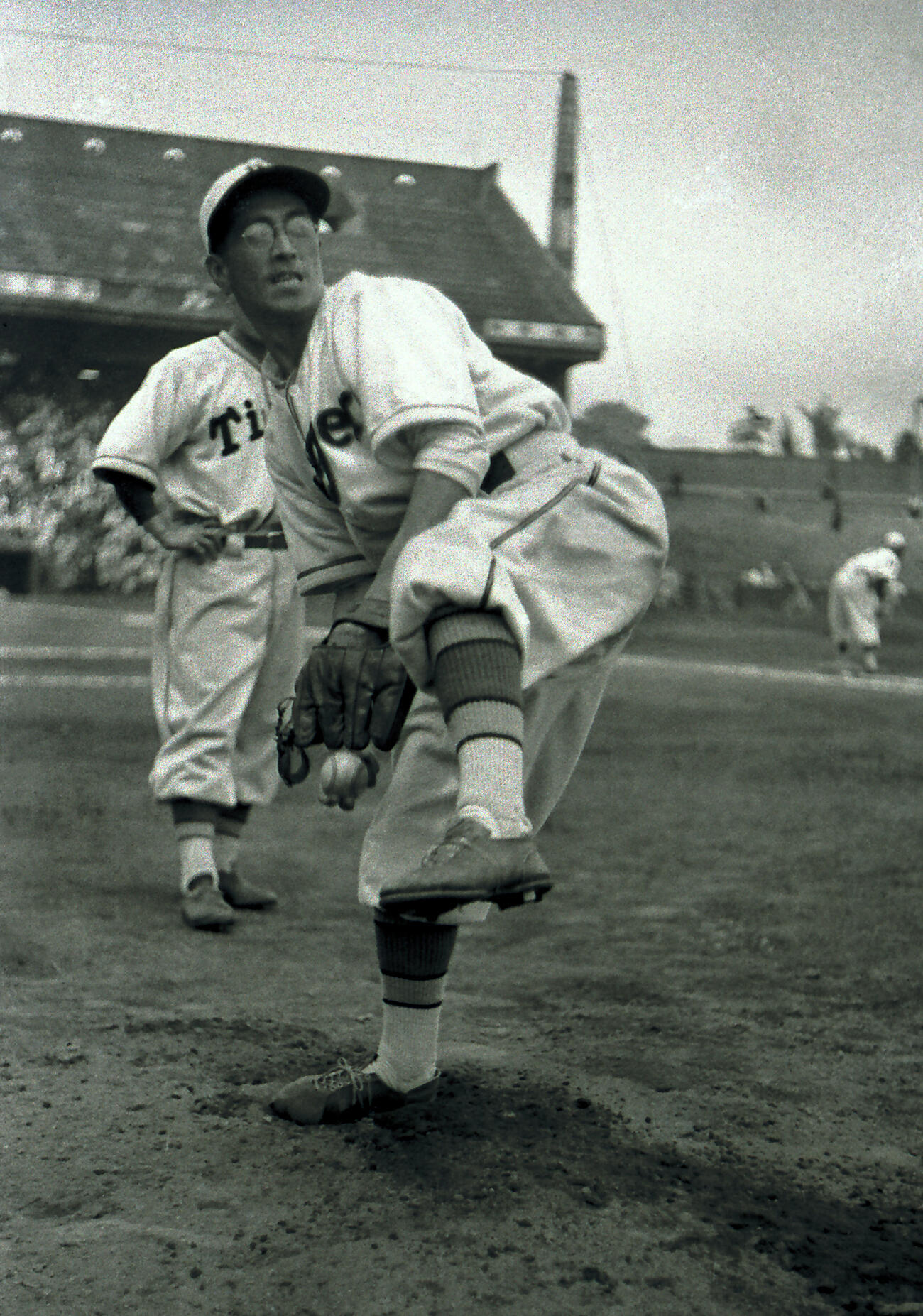 大阪タイガース御園生崇男（1947年撮影）