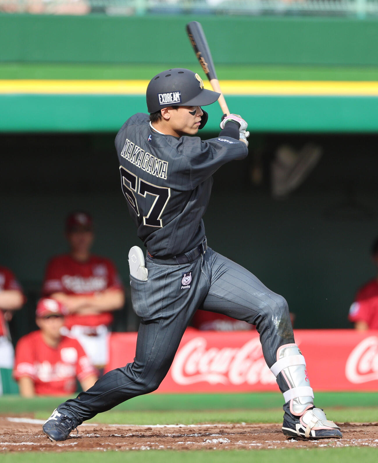 オリックス対楽天　3回裏オリックス2死一、二塁、中川圭太は適時打を放つ（撮影・西尾就之）