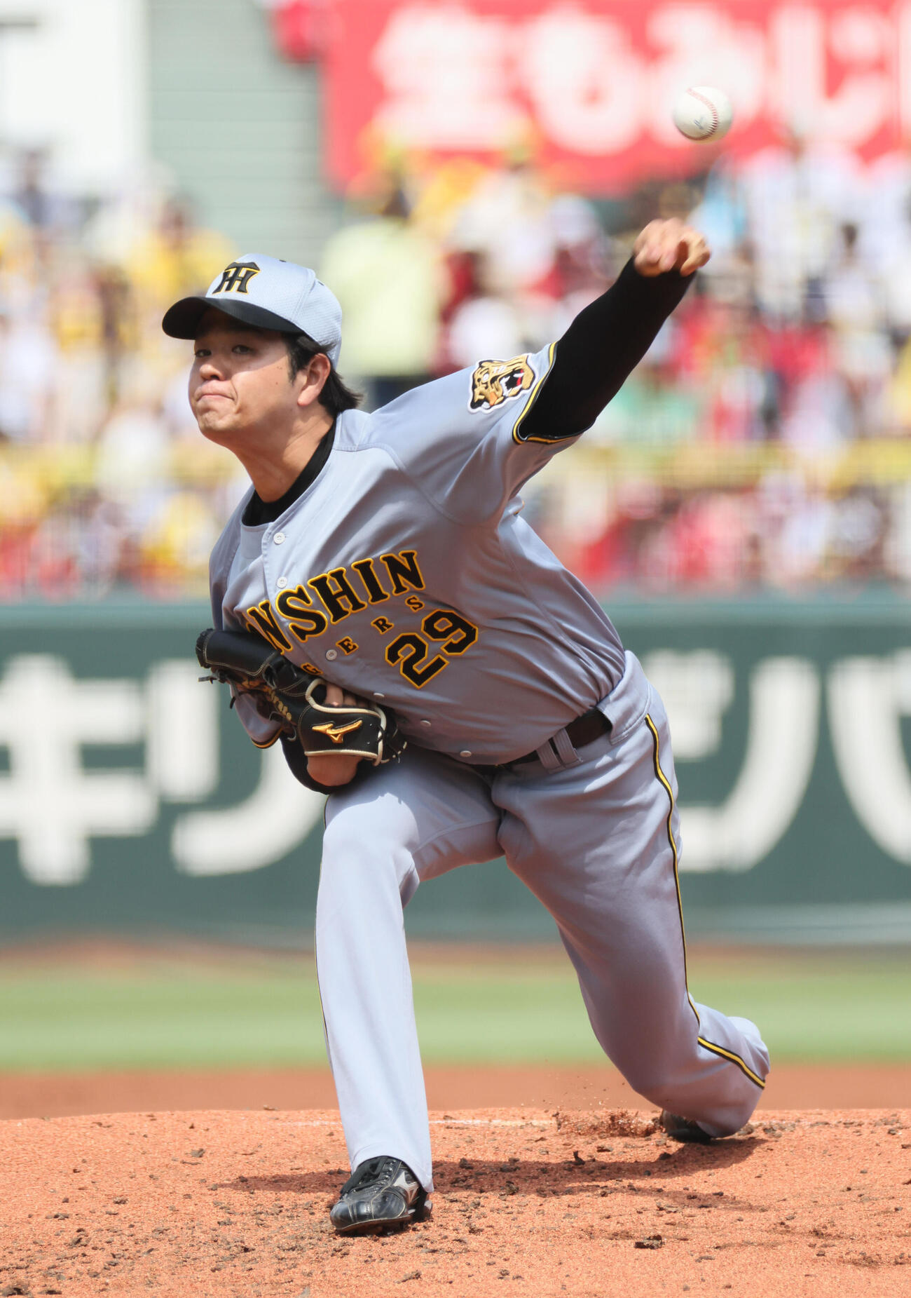 広島対阪神　阪神先発の高橋遥人（撮影・加藤孝規）