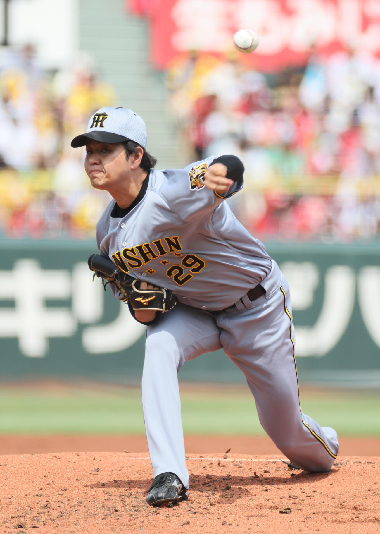 広島対阪神　阪神先発の高橋遥人（撮影・加藤孝規）