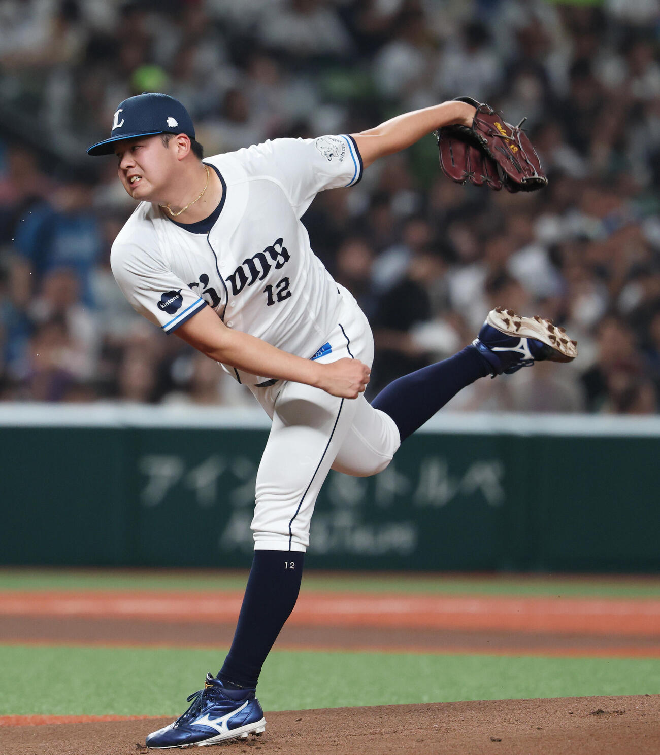 西武対日本ハム　先発し力投する西武渡辺勇太朗（撮影・増田悦実）
