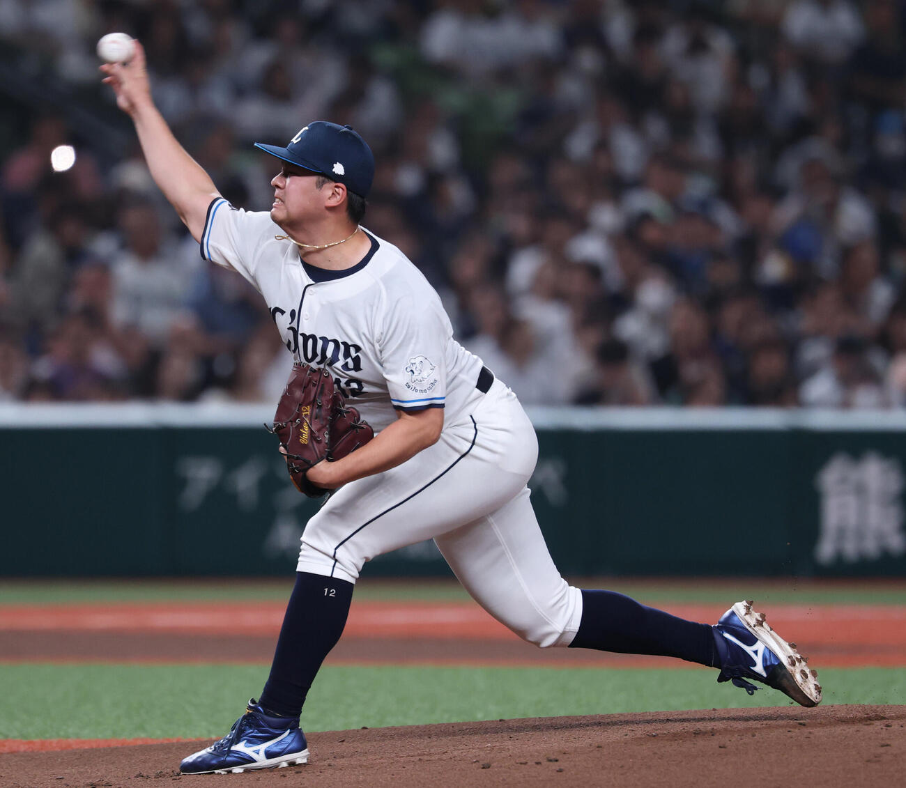 西武対日本ハム　先発し力投する西武渡辺勇太朗（撮影・増田悦実）