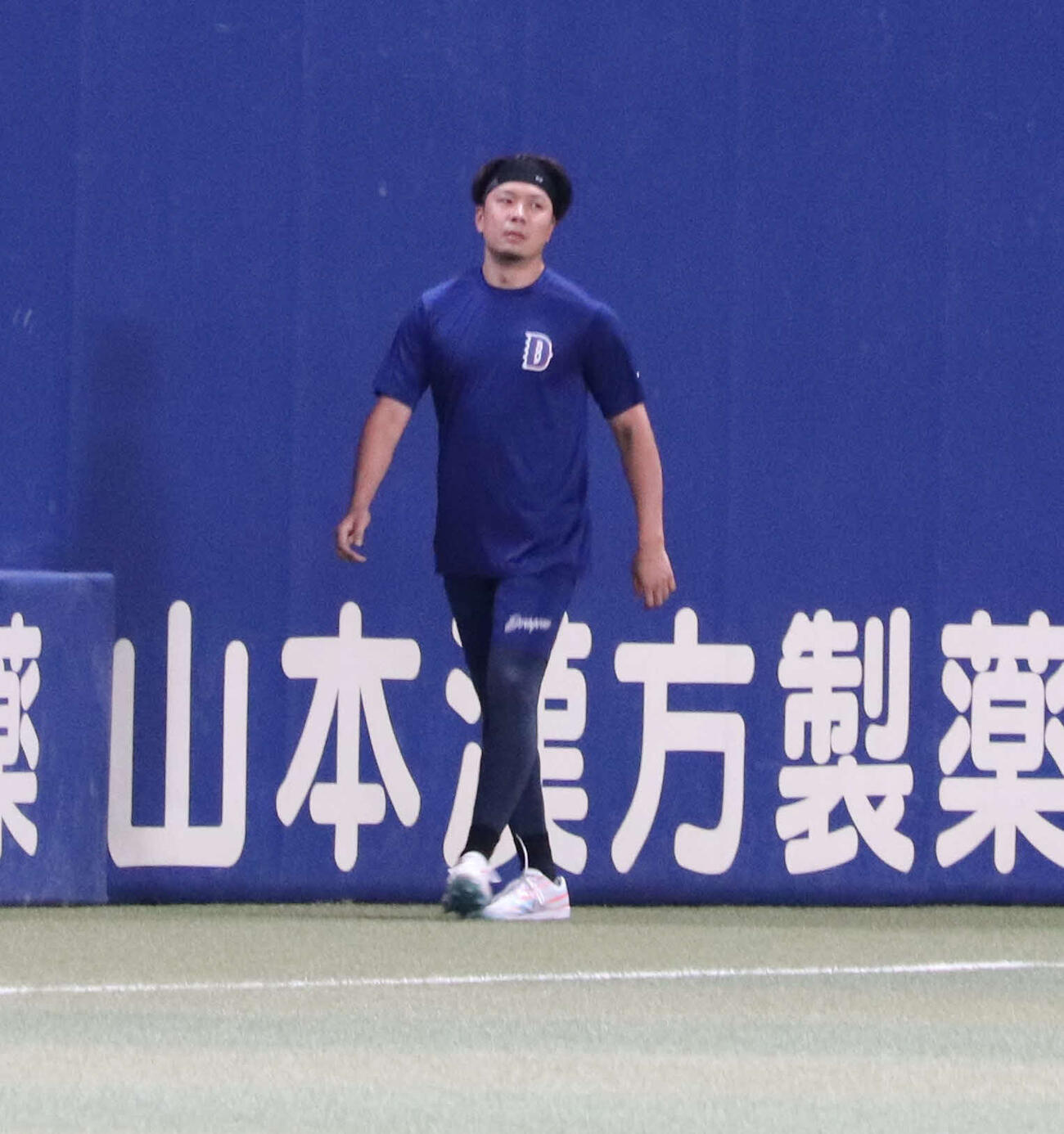 先発投手練習に参加した大野雄大投手