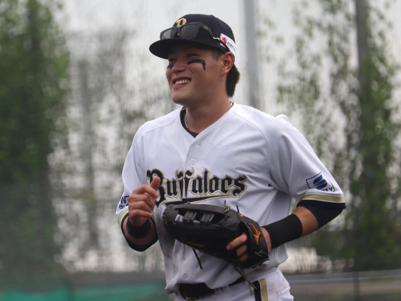 オリックス対新北凱撒　1カ月ぶりの実戦復帰を果たした、オリックス麦谷祐介外野手（撮影・中島麗）