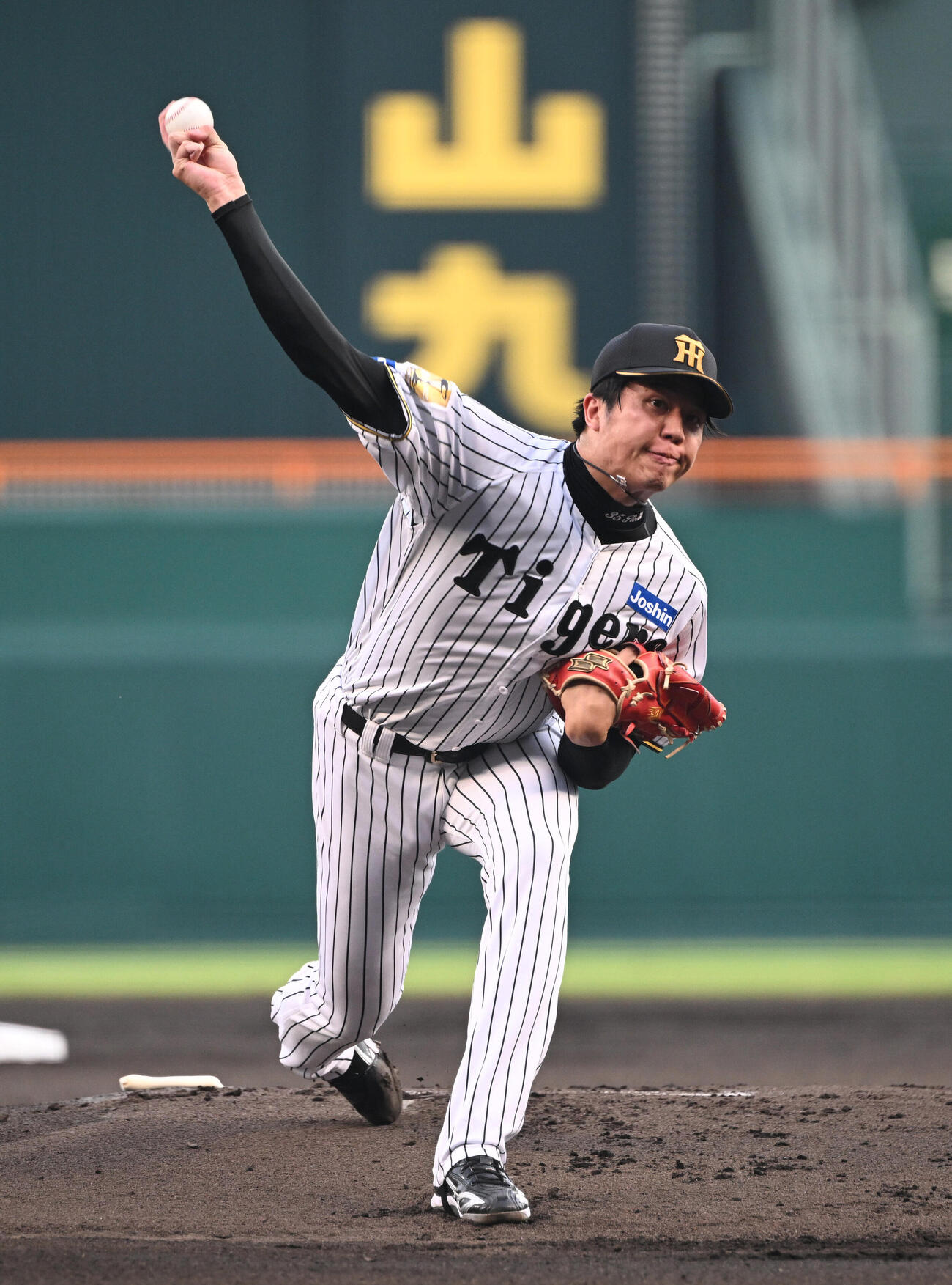阪神対中日　先発する阪神才木浩人（撮影・和賀正仁）