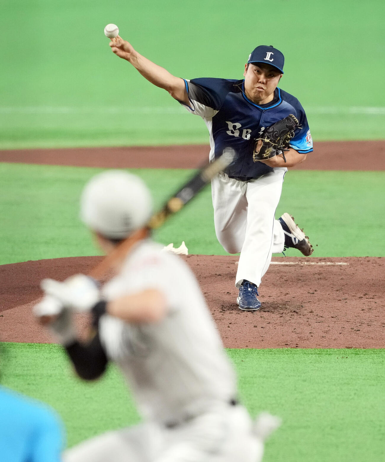 ソフトバンク対西武　西武先発の平良海馬（撮影・たえ見朱実）