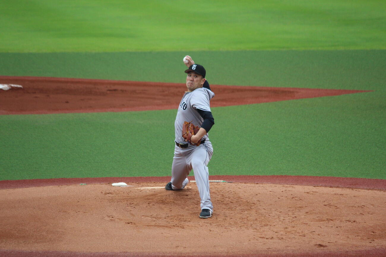 ファーム・リーグ　ヤクルト対巨人　田中将大が3週間ぶり登板