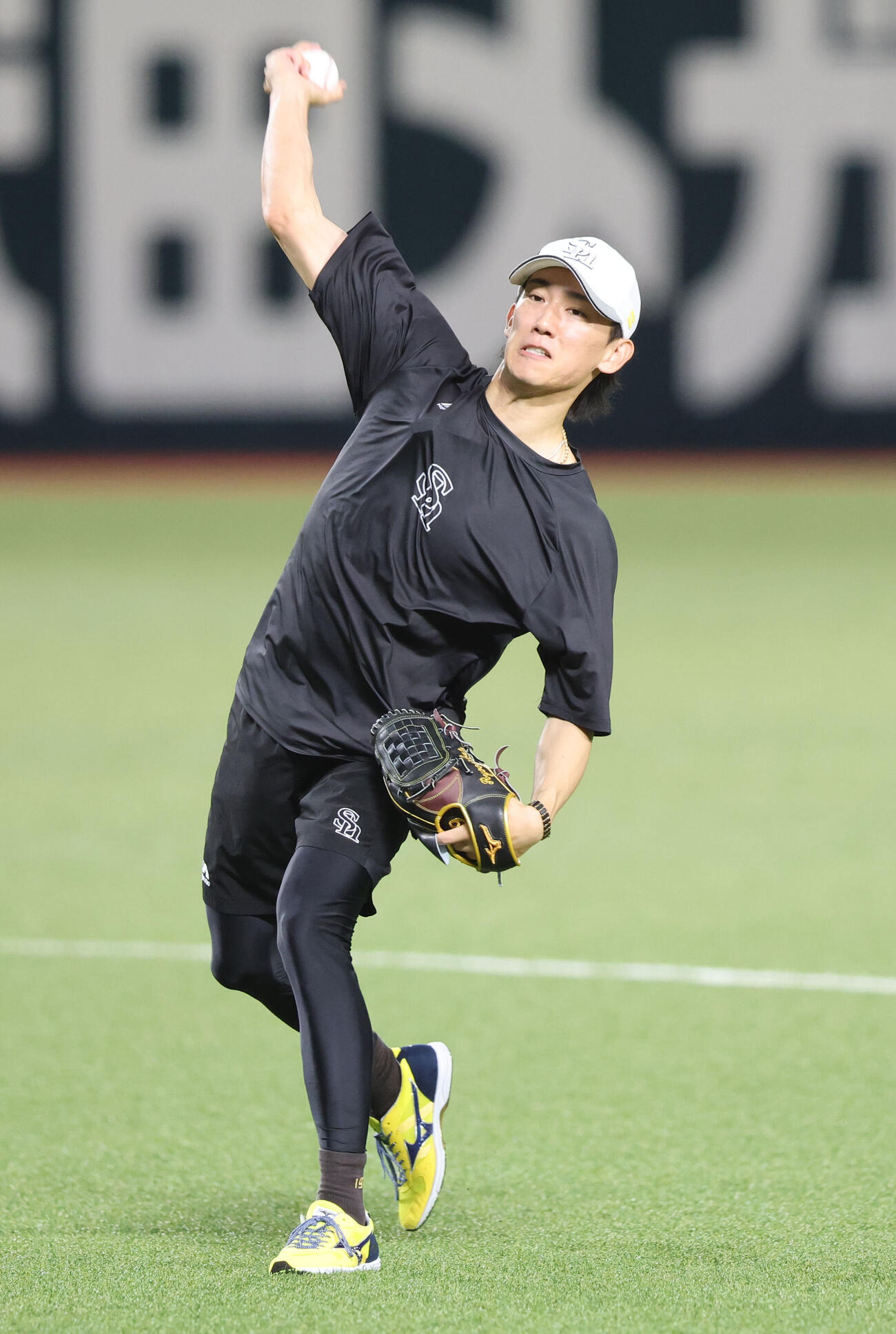 ソフトバンク大津亮介（2026年6月22日撮影）