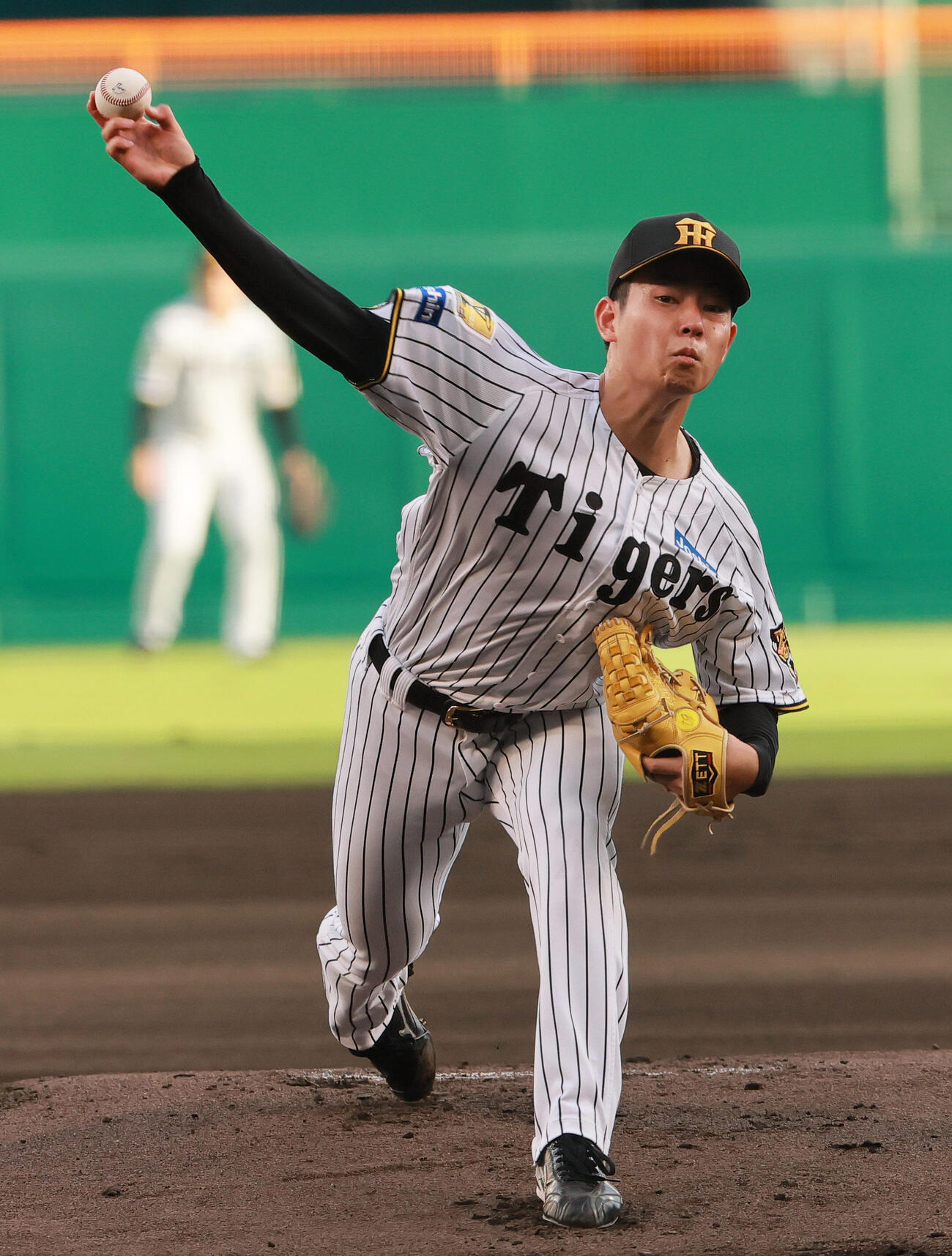 阪神対中日　阪神先発の下村海翔（撮影・上山淳一）